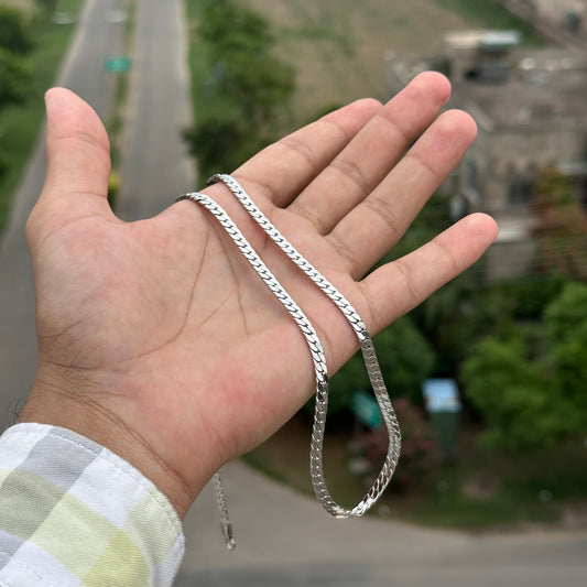 Stainless Steel Flat Link Chain