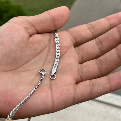 Stainless Steel Flat Link Chain